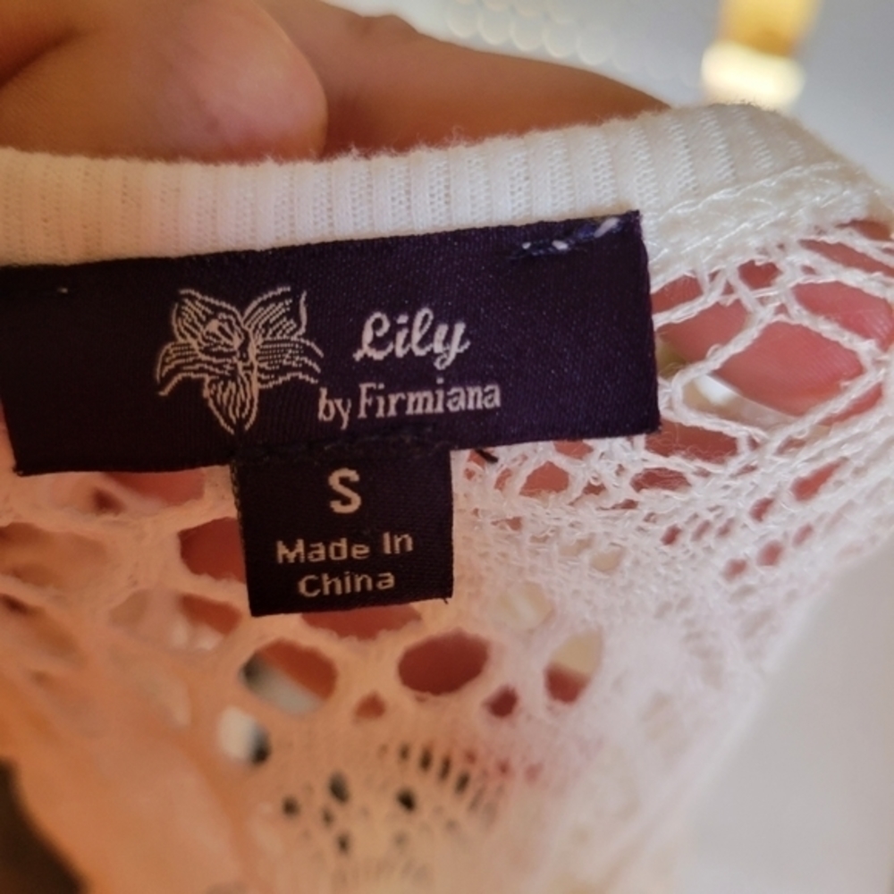 Lily by Firmiana lace tank size small - Picture 4 of 8